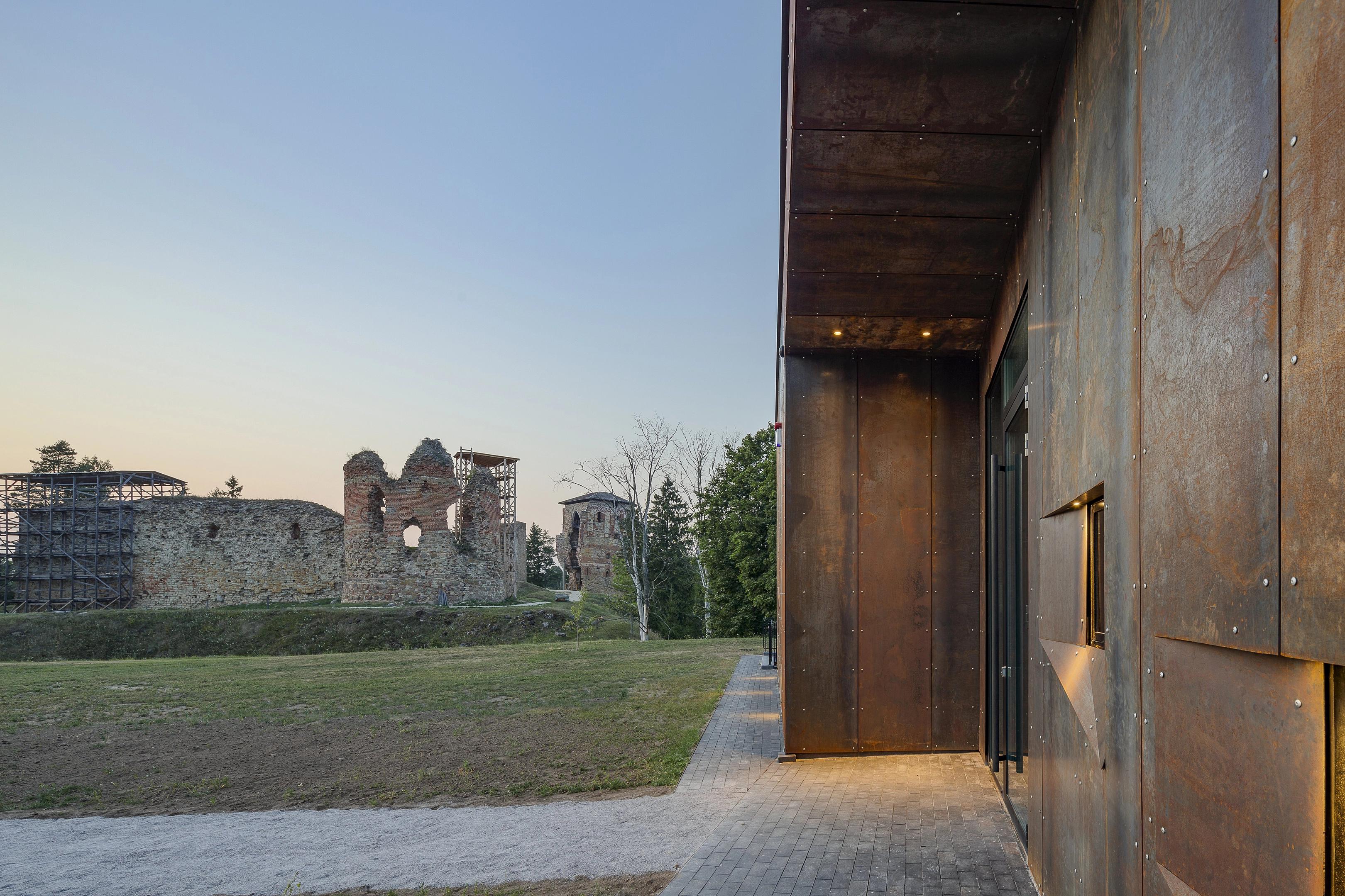 The Episcopal Castle in Vastseliina with new Pilgrim's House