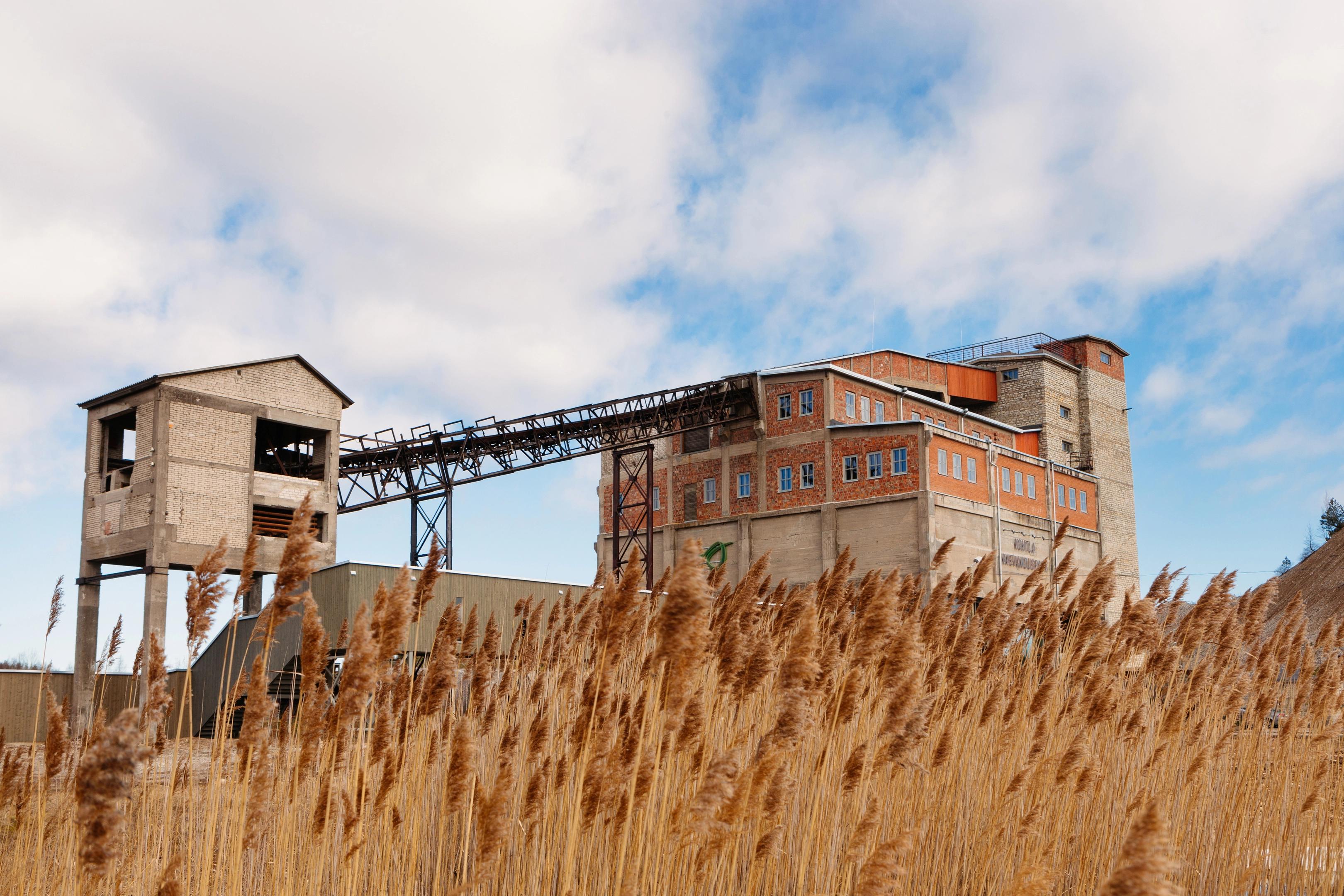 Exterior of Estonian Mining Museum